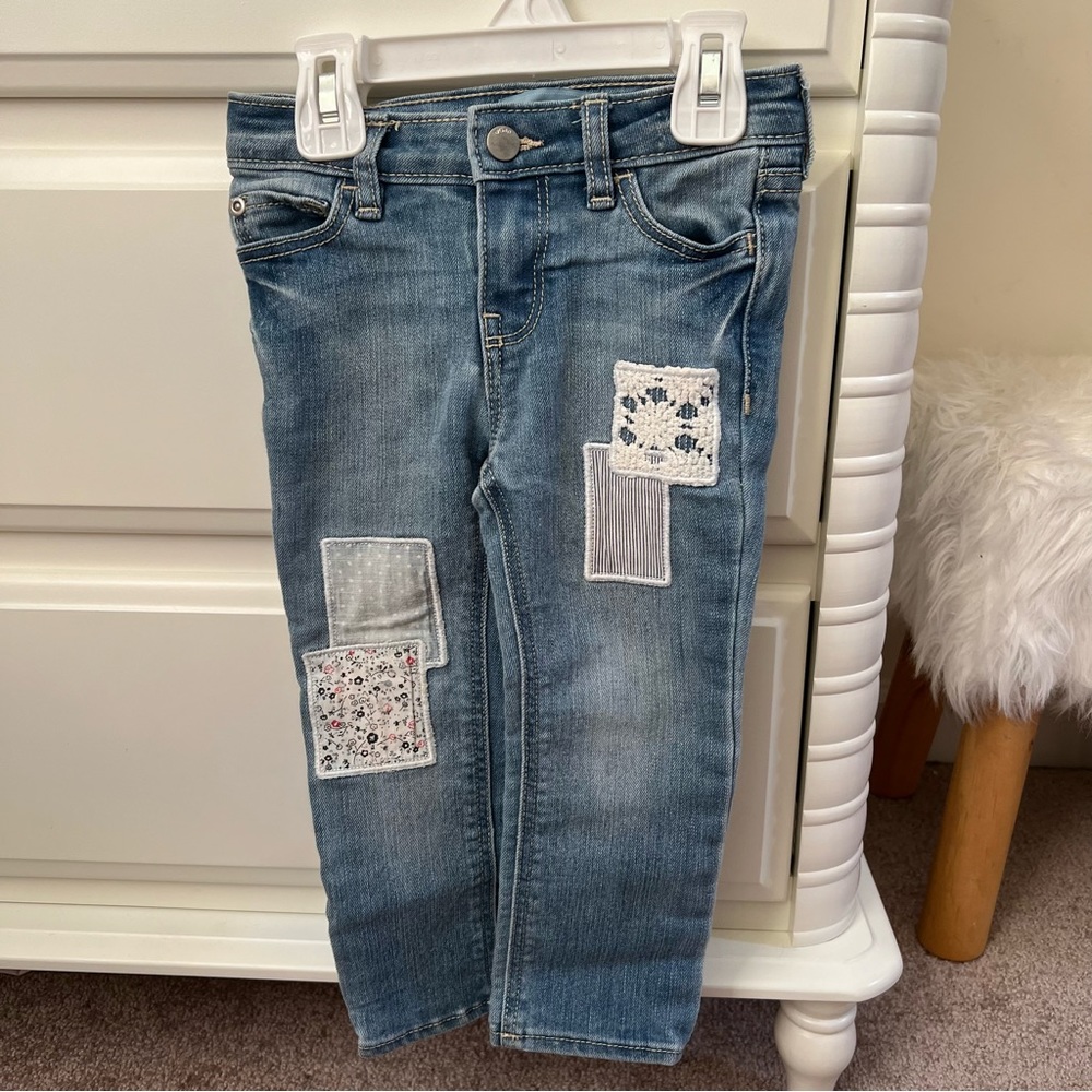 patchwork jeans
